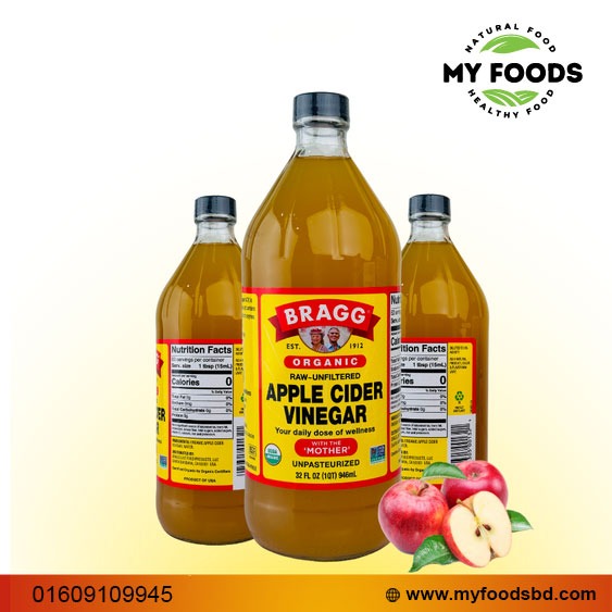 Bragg Organic Apple Cider Vinegar (Raw) 946mL BRAND: